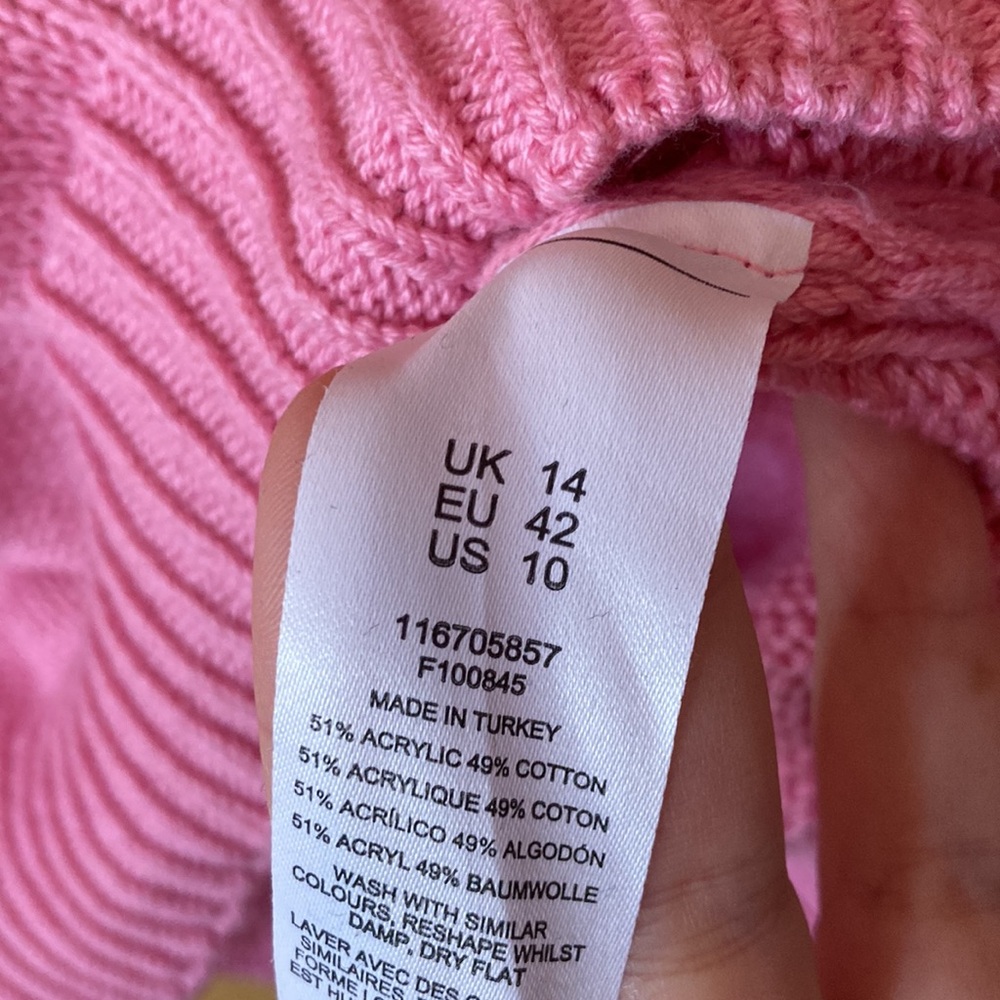 ASOS Pink Floral Sweater - Picture 4 of 6